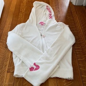 VS PINK terrycloth hoodie M (pants sold separate)